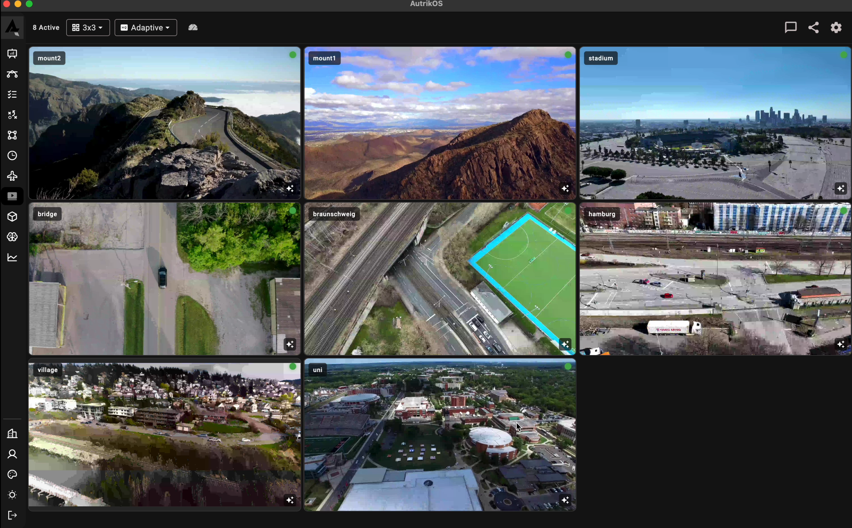 Multi-camera Thumbnail View